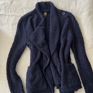 Wrap front cardigan